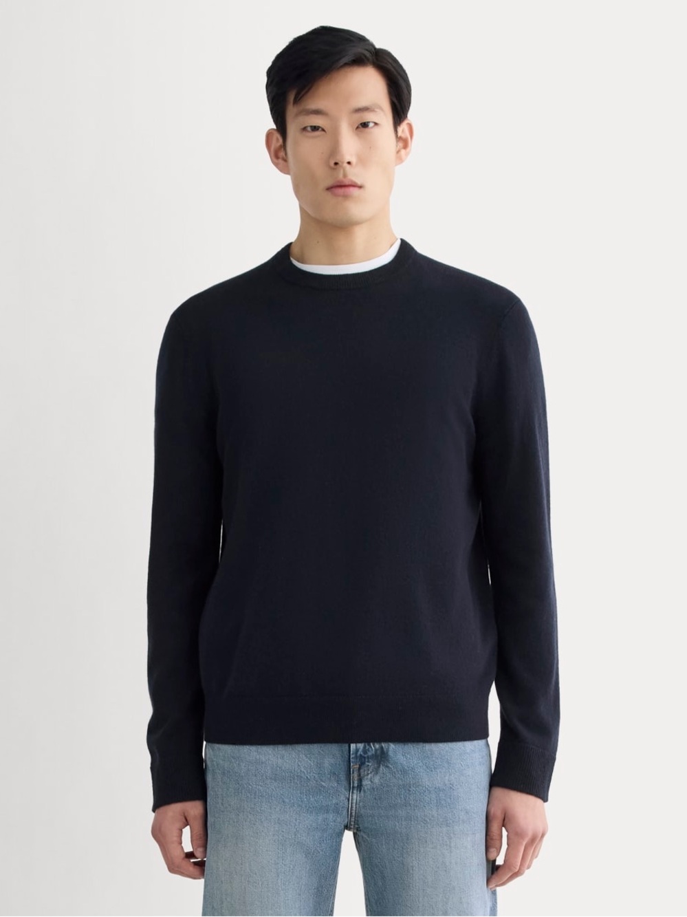 Everlane The Cashmere Crew Neck Sweater Navy Blue 100% Cashmere Men’s Sz XXL NWT
